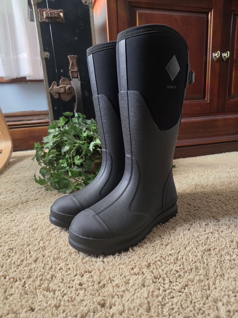Women’s Black Waterproof Tall Winter Rain Boots